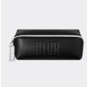 Dior Black Pencil Pouch Makeup Bag